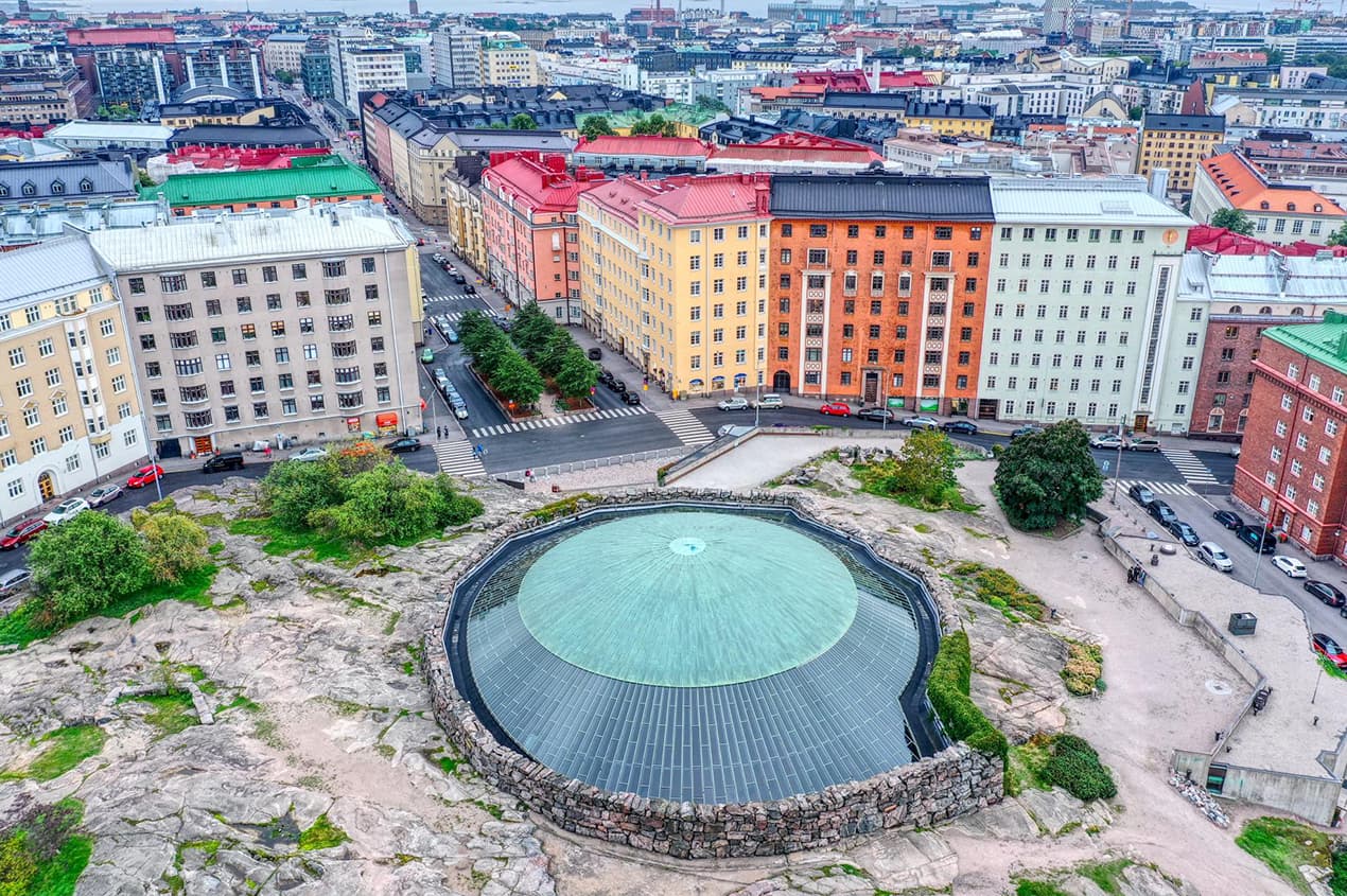 赫爾辛基 岩石教堂