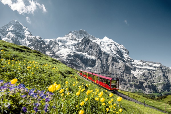 搭火車遊瑞士